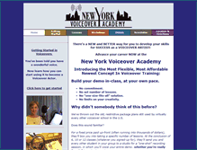Tablet Screenshot of newyorkvoiceoveracademy.com